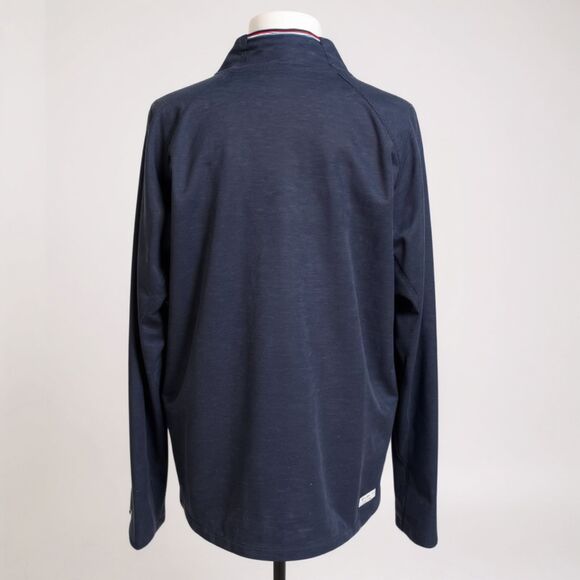 Fourlaps Men’s Venture 1/4 Zip Pullover Large Blue Athletic Performance Top - Picture 2 of 5